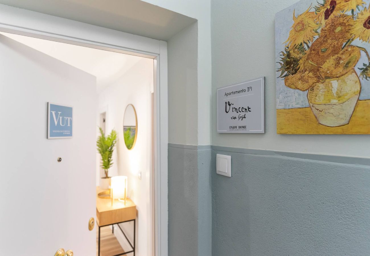 Apartamento en Gijón - Van Gogh, confort y diseño en el centro de Gijón