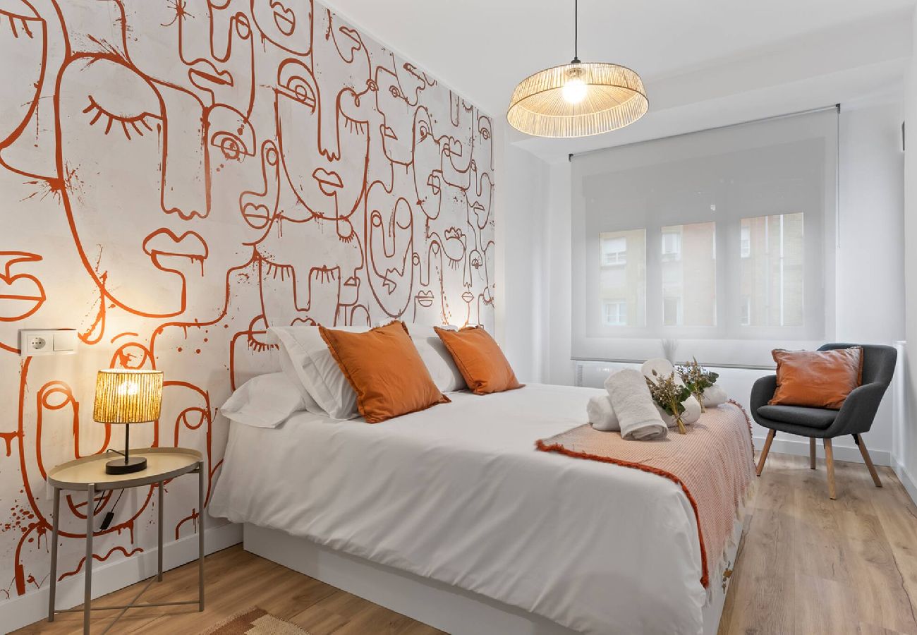 Apartamento en Gijón - Picasso, para 6 personas, espacioso piso de diseño