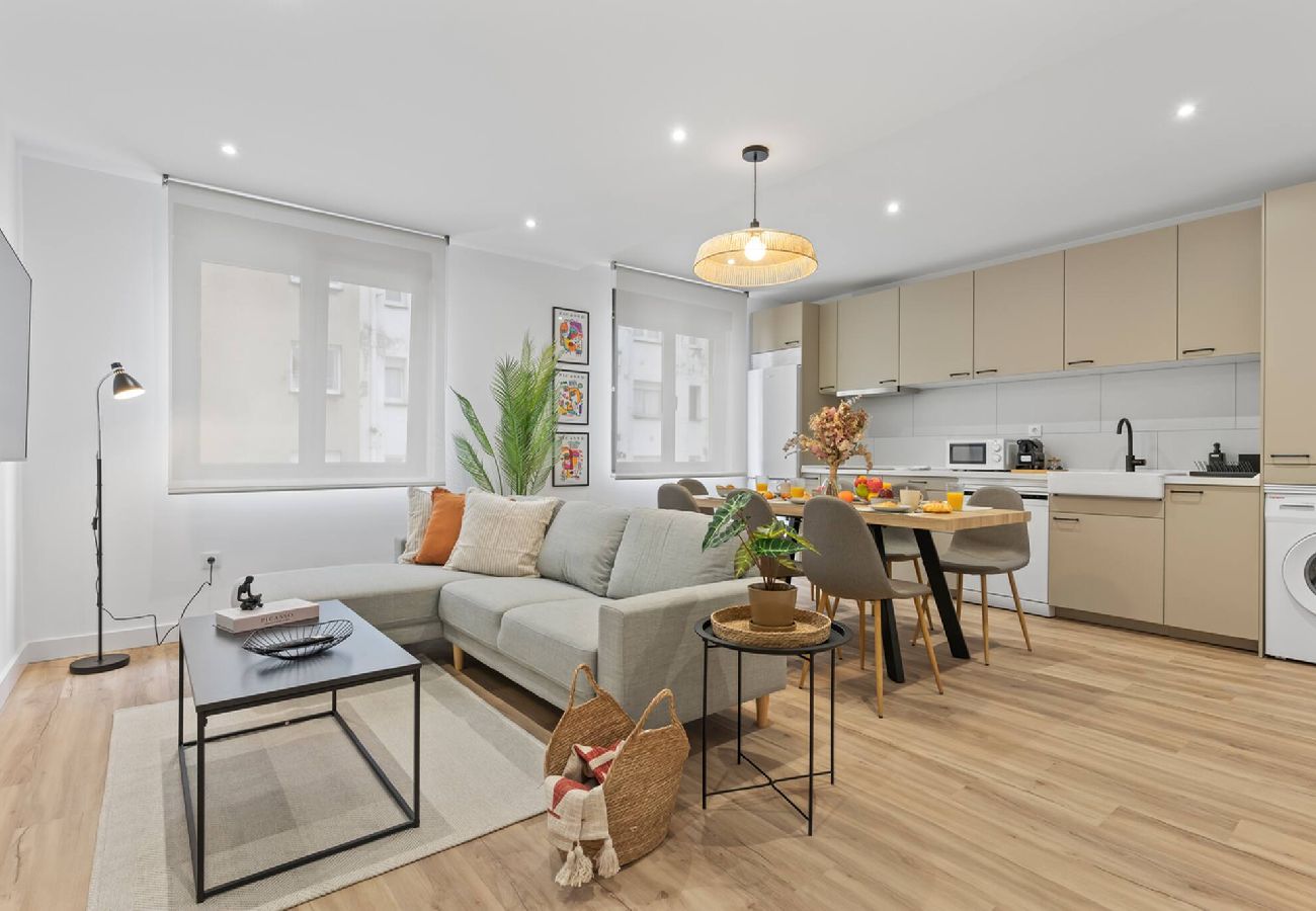 Apartamento en Gijón - Picasso, para 6 personas, espacioso piso de diseño