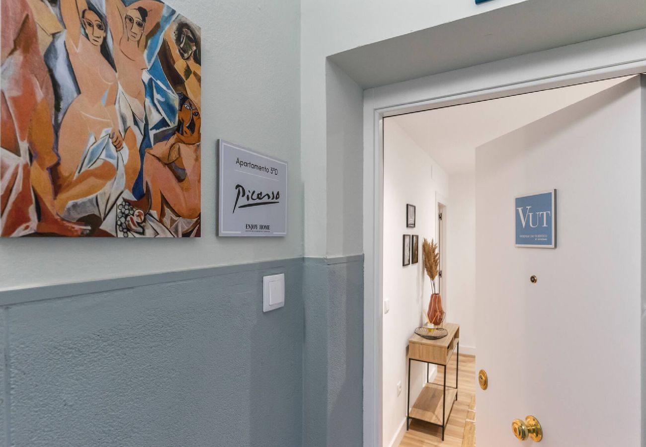 Apartamento en Gijón - Picasso, para 6 personas, espacioso piso de diseño